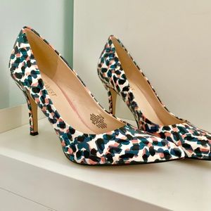 Nine West Flax Multicolored Heels